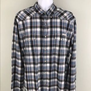 Lucky brand classic fit pearl snap up shirt